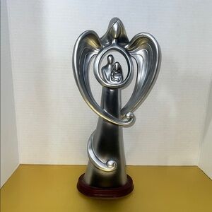 Silver Angelic Sculpture